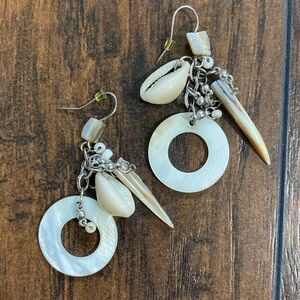 Beautiful seashell earrings